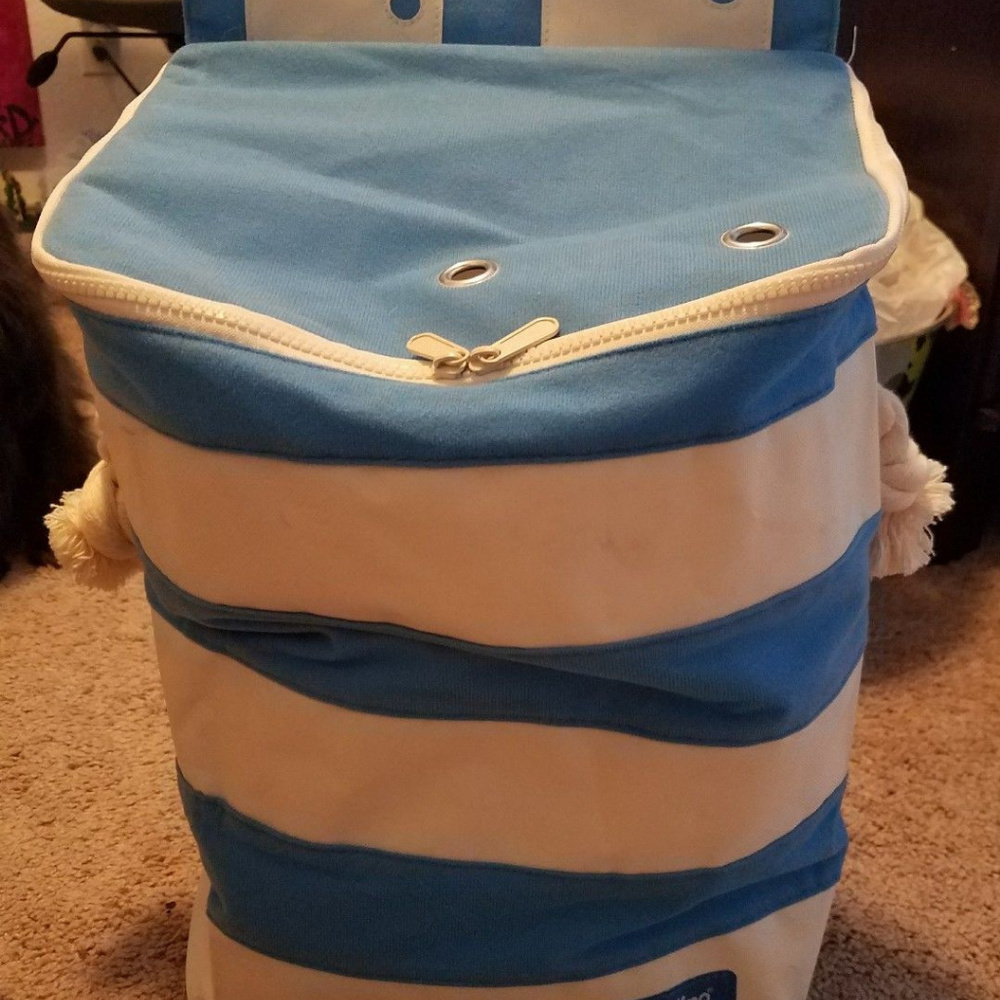 Pkolino brand Beach Zippered Tote Nautical Sea TOTE